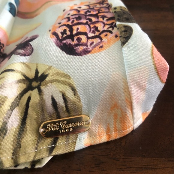 Pili Carrera Spain Pleated Fruit Shift Dress - Picture 5 of 11